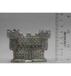 Two Tower Castle Facade pewter