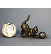 Cat with Ball pewter. No painted version