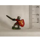 Knight with Sword Pointing painted