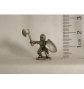 Knight with Axe and Shield pewter