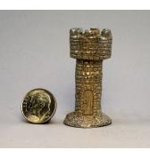 Small Round Tower pewter