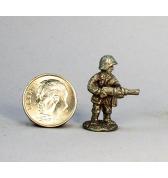 Infantry with Sub MG pewter