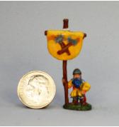 Dwarf with Banner painted