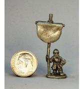 Dwarf with Banner pewter