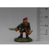 Dwarf Rogue with Sword and Crossbow painted