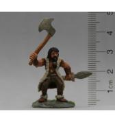 Barbarian with Axe and Short Sword painted 