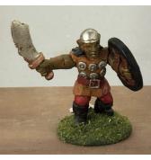 Goblin with Scimitar and Round Shield painted