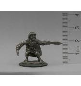 Halfling Rogue with Sword and Knife pewter